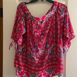 Off the shoulder summer blouse